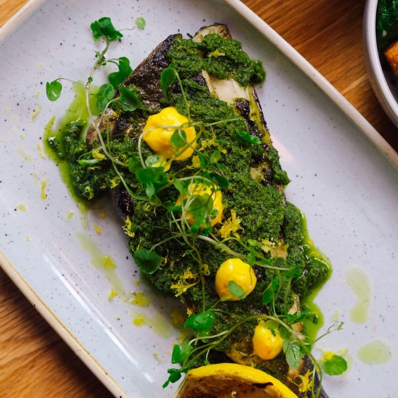 Grilled Whole Branzino
