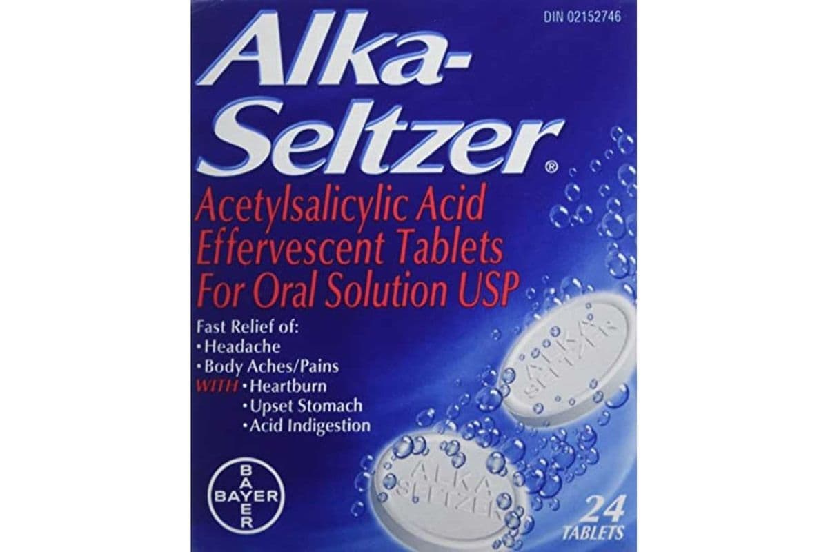 Alka-Seltzer Headache and Body Aches Fast Relief (24 Tablets)