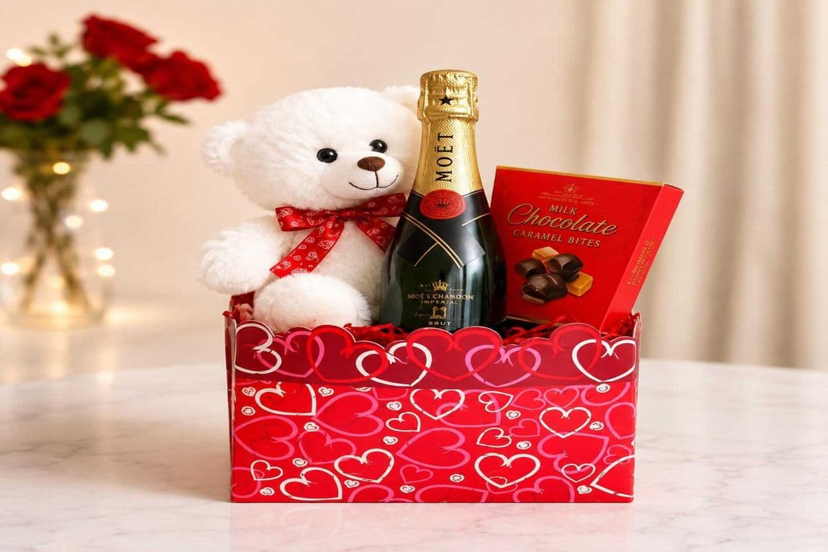 Teddy Bear Deluxe Gift Box