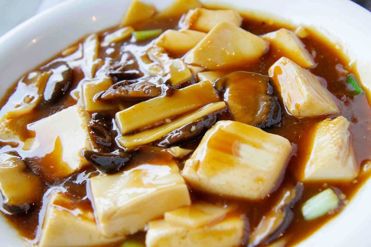Soft Tofu with House Blend Soy Sauce 紅燒豆腐