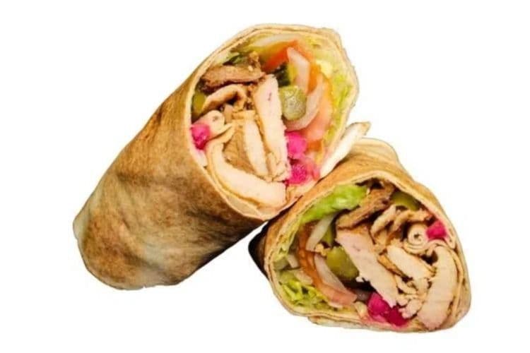 chicken shawarma Saj combo 2