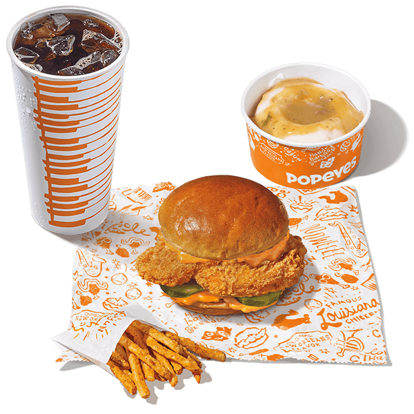 Spicy Flounder Sandwich Platter