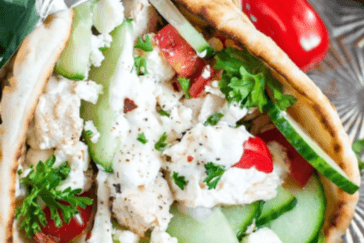 Pita végétarien / Vegetarian Pita