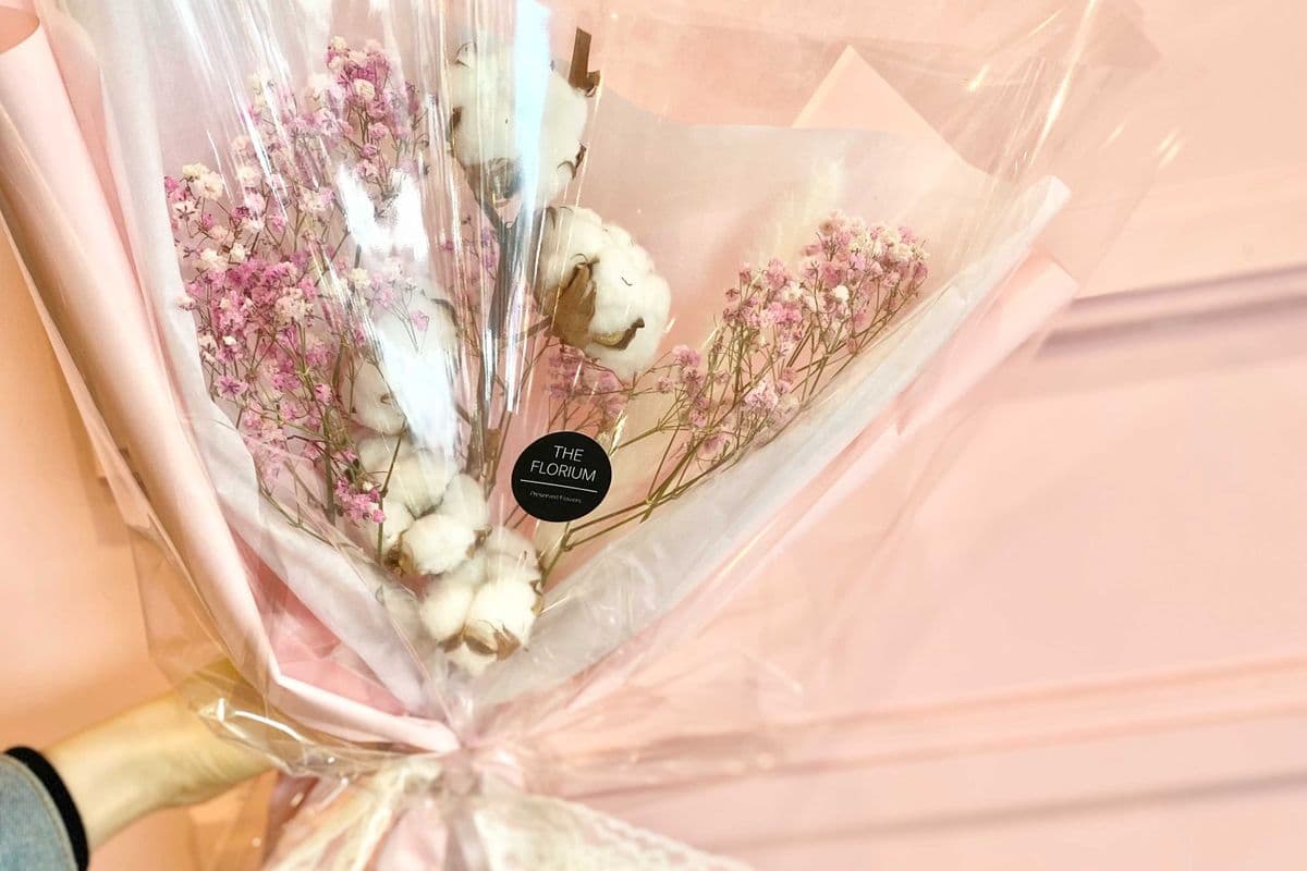 Dried Flower_Cotton Bouquet