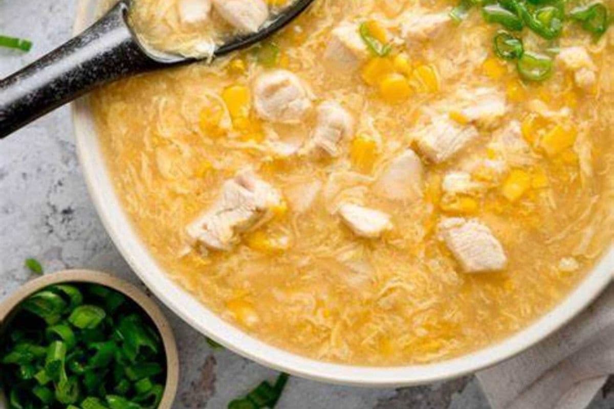 Chicken corn soup