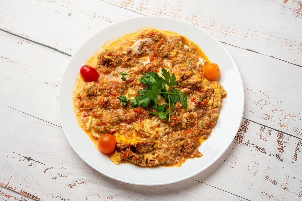 Menemen - Kıymalı (Ground Beef)