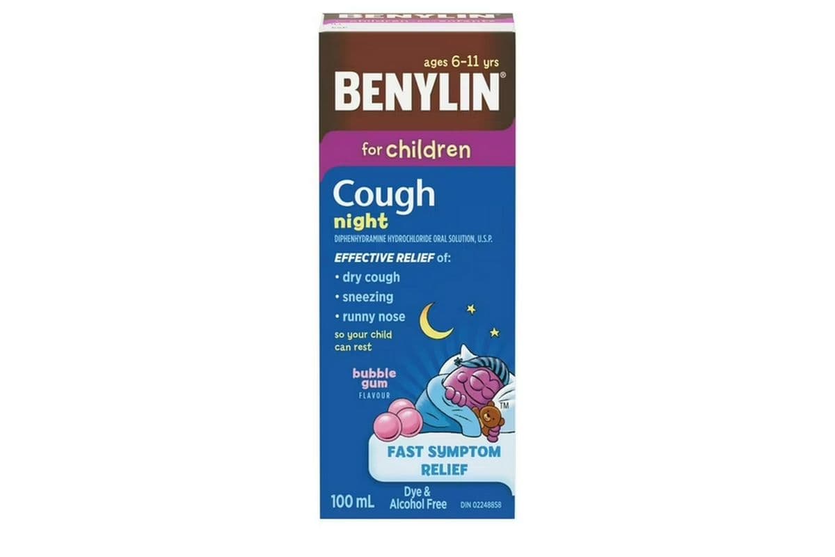 Benylin Cough Night Children Ages 6-11 (100 ml)