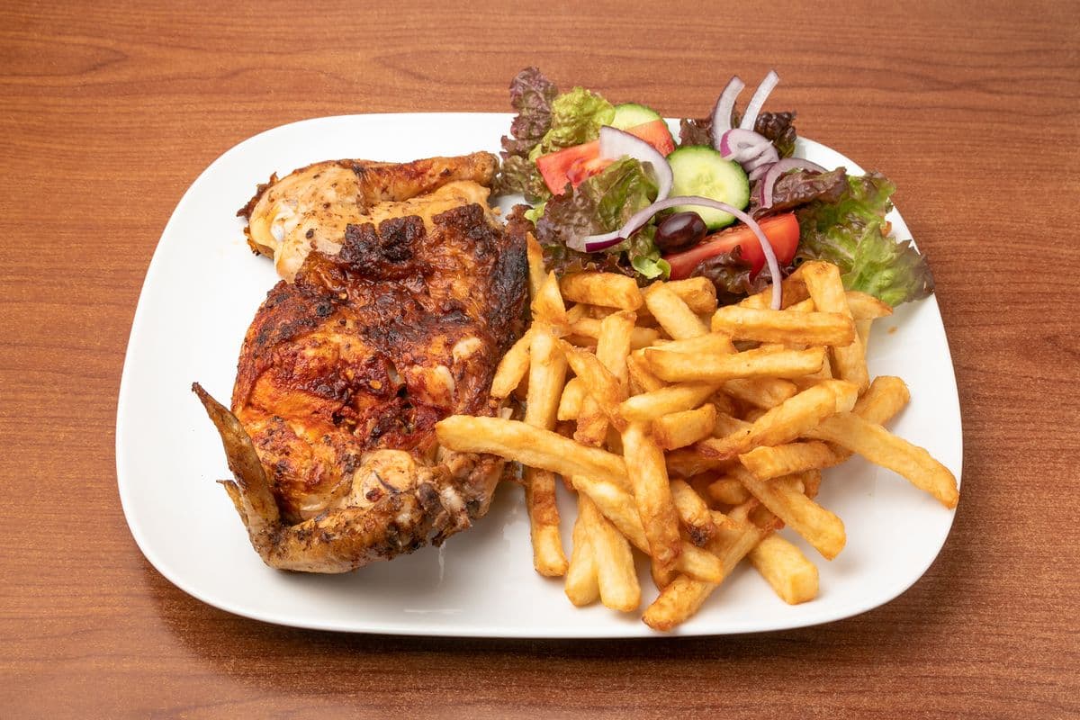 Combo 1/2 de cuisse et poitrine / Chicken 1/2 Leg and Breast Combo