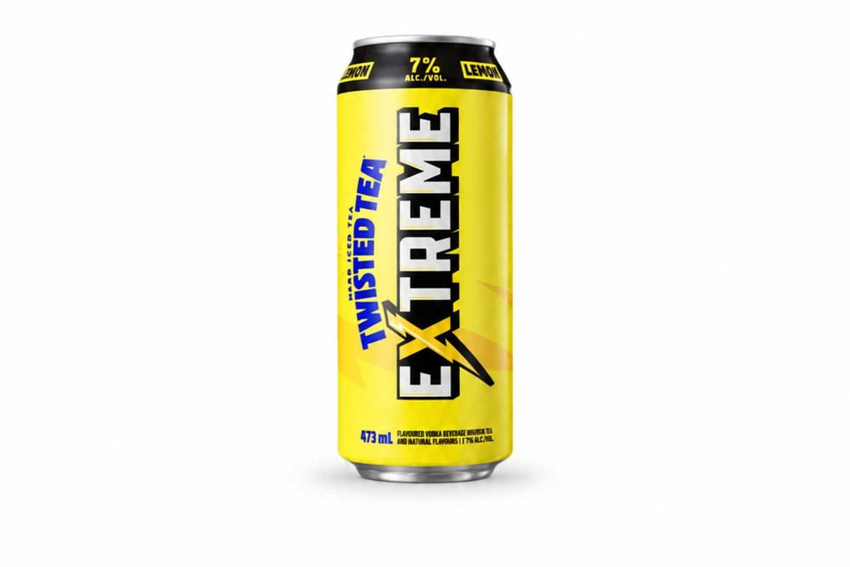 Twisted Tea Hard Iced Tea Extreme Lemon (1 x 473ml Can)