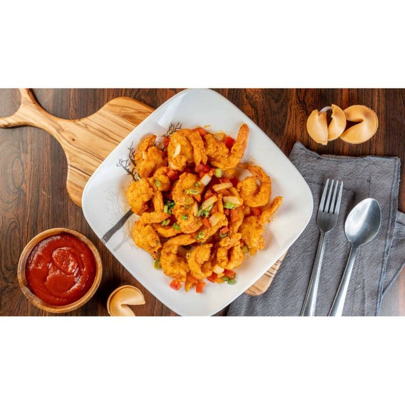 Spicy and Pepper Shrimp (Dry)