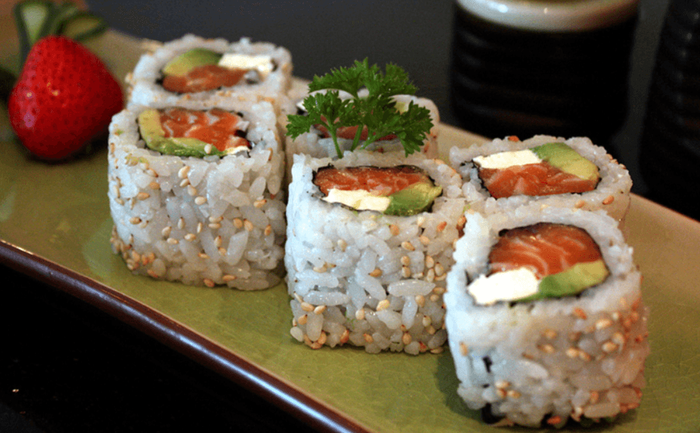 815. Salmon Avocado Hand Roll