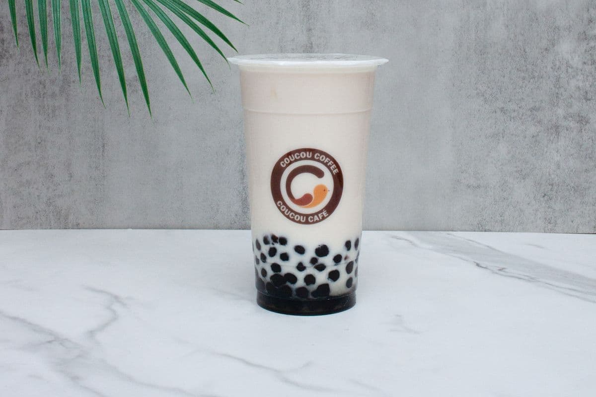 Noix de coco au lait/Coconut milk tea/Frappe