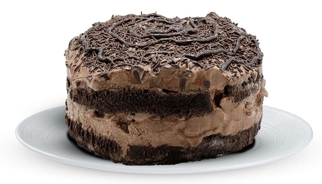 Chocolate Brownie Ice Cream Cake / Gâteau de Crème Glacée Brownie au Chocolat