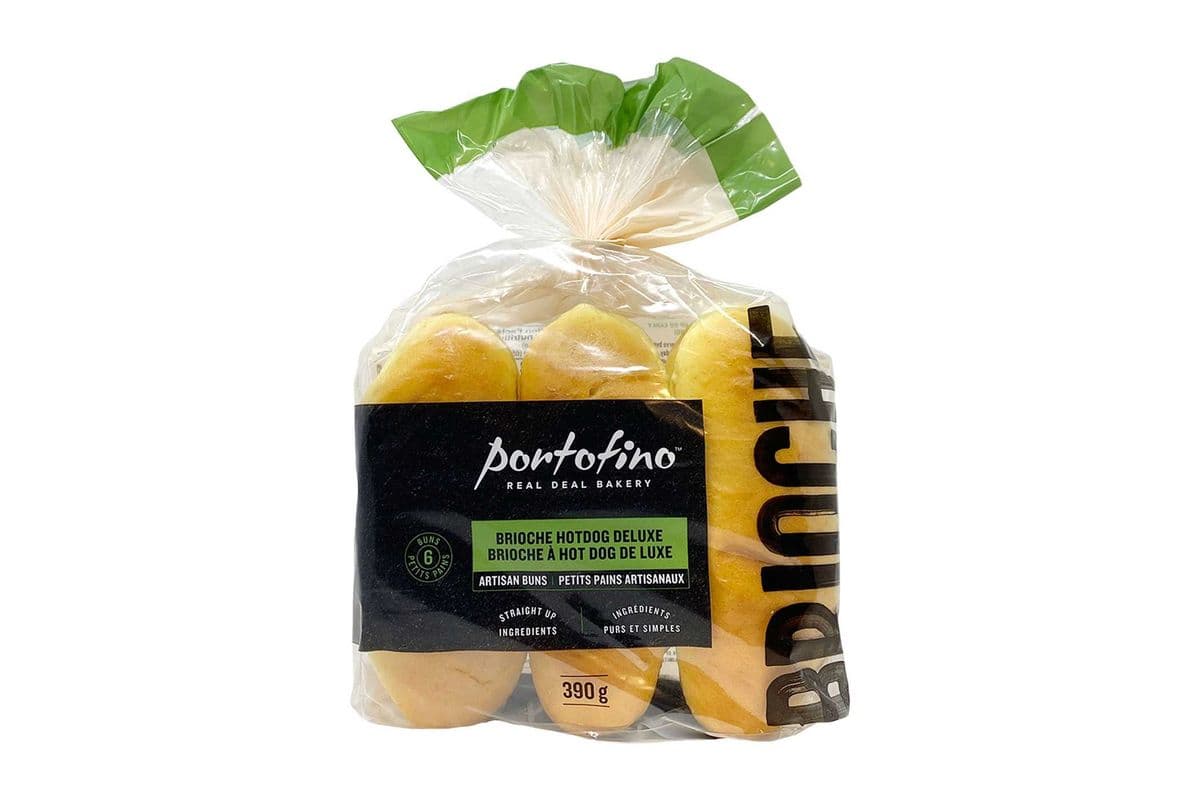 Portofino - Deluxe Brioche Hot Dog Buns (6 Pack)