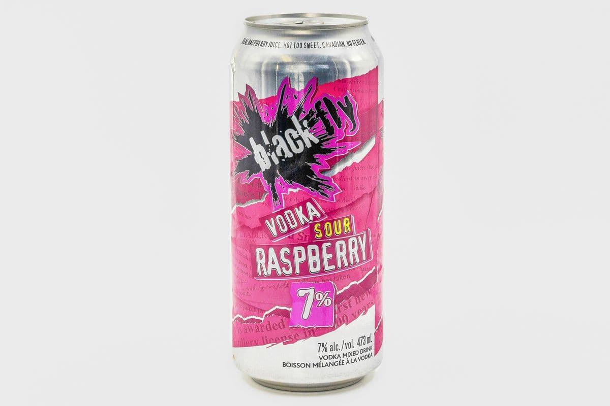 Black Fly Vodka Sour Raspberry (1 x 473 ml Can)