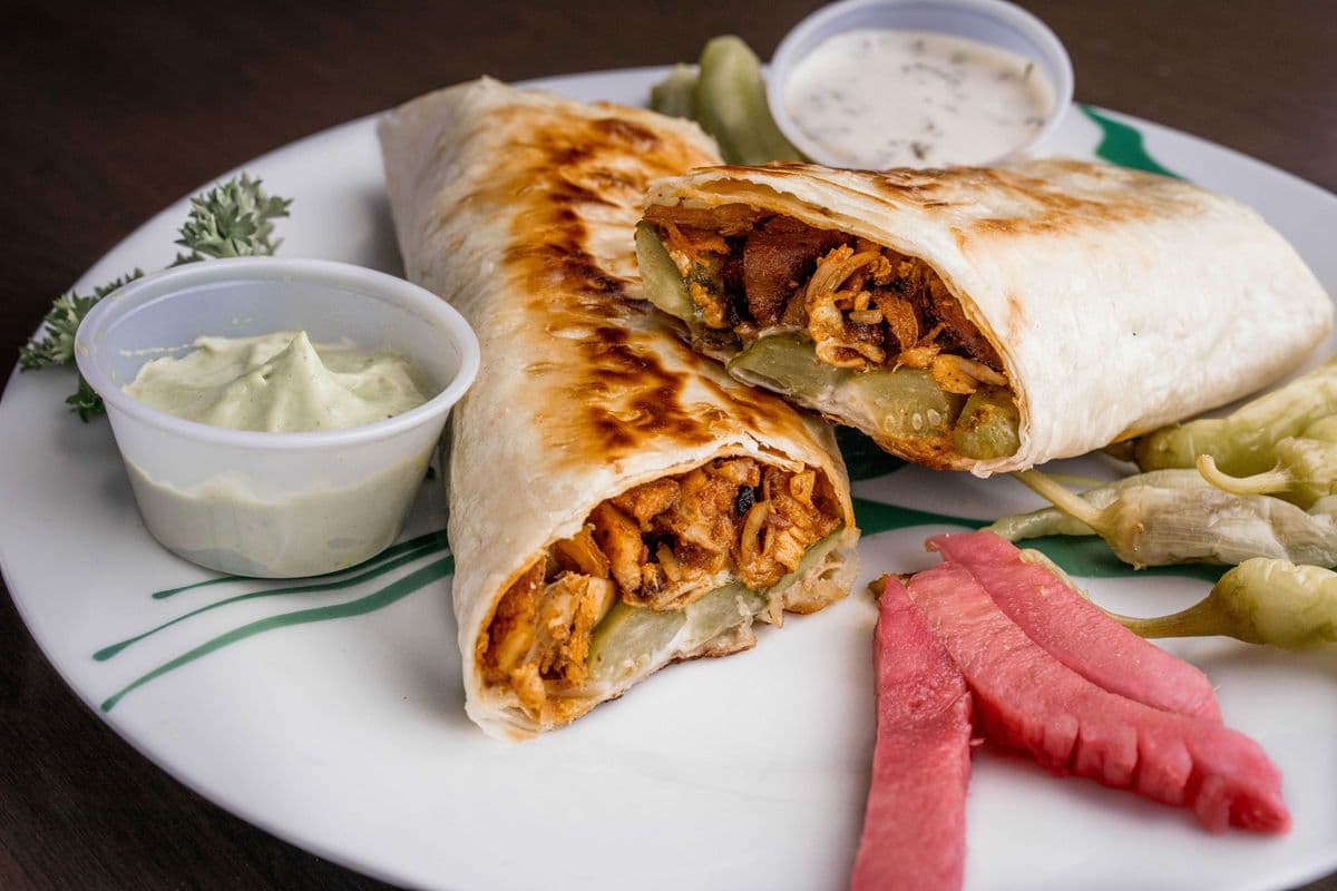 Chicken Shawarma Pita Wrap
