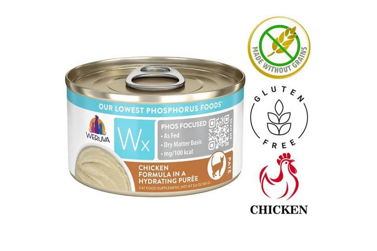 Weruva Wx Phos Focused Chicken Puree Wet Cat Food (3 oz)