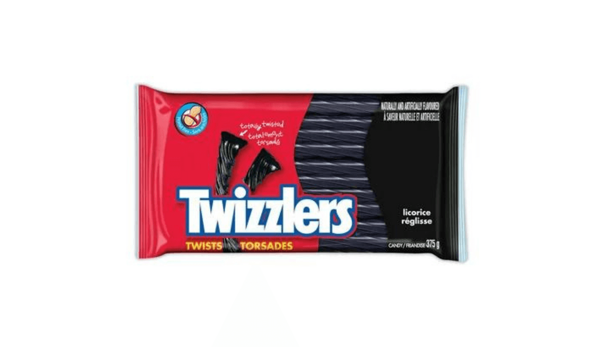 Twizzlers - réglisse / licorice 375g