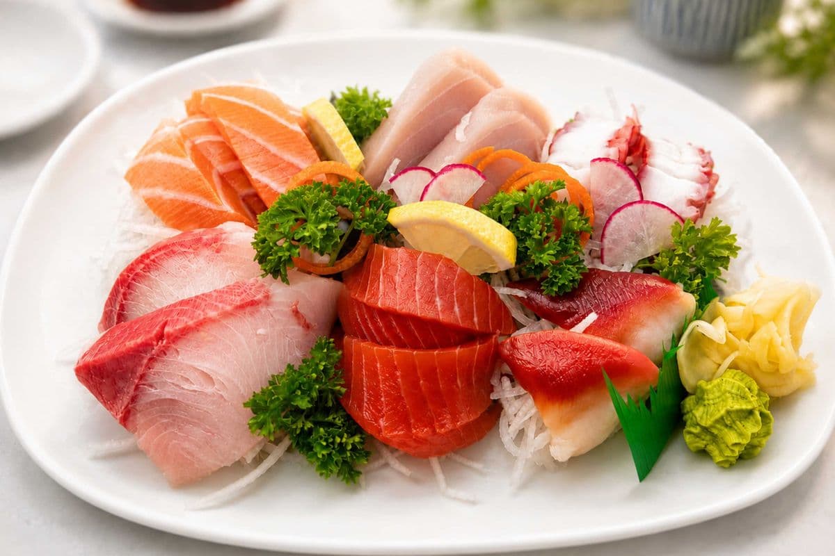Assorted Sashimi (12pcs)