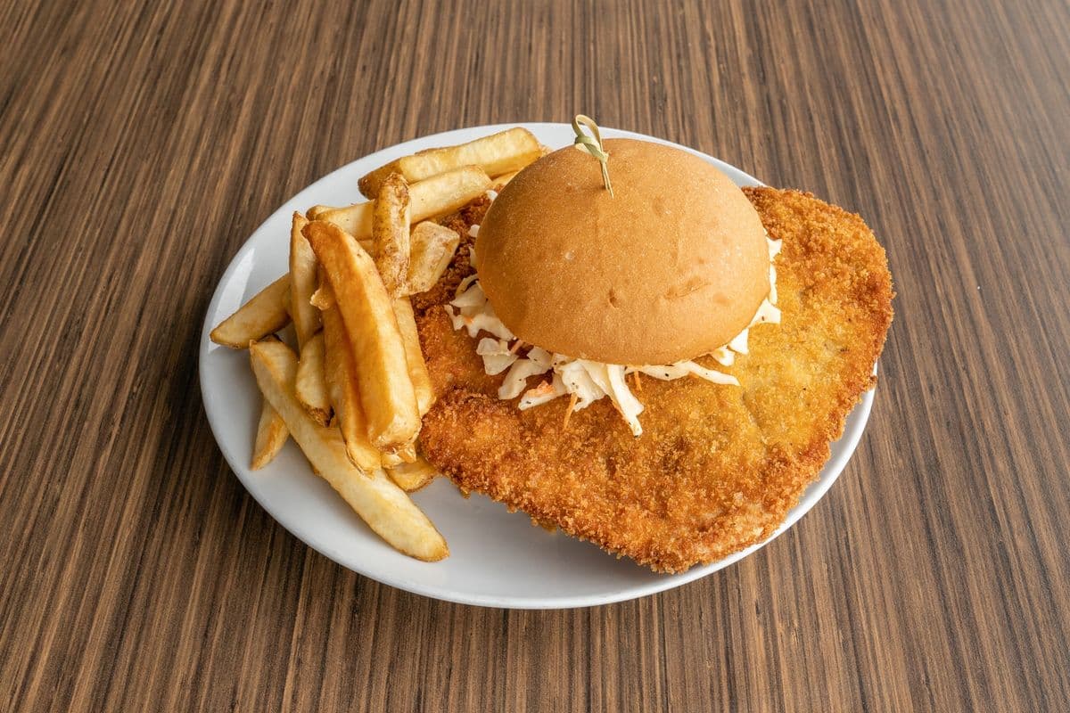 Chicken Schnitzel Burger