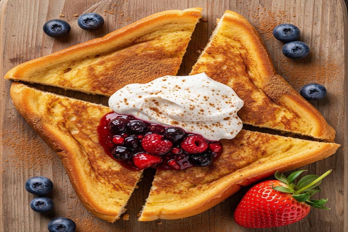 Strawberry Blueberry French Toast