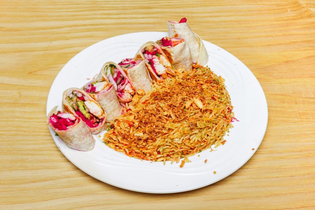 Saj Wrap Platter (Shish Tawook)