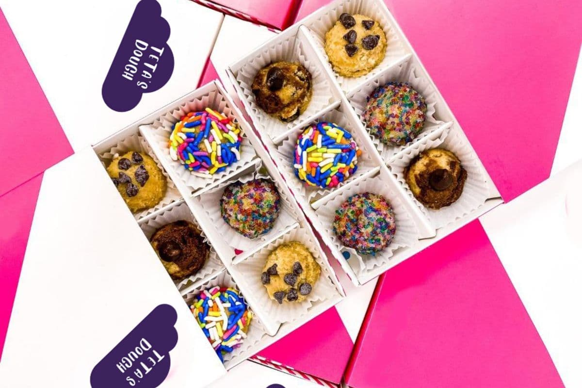 Holiday Edible Cookie Dough Bites
