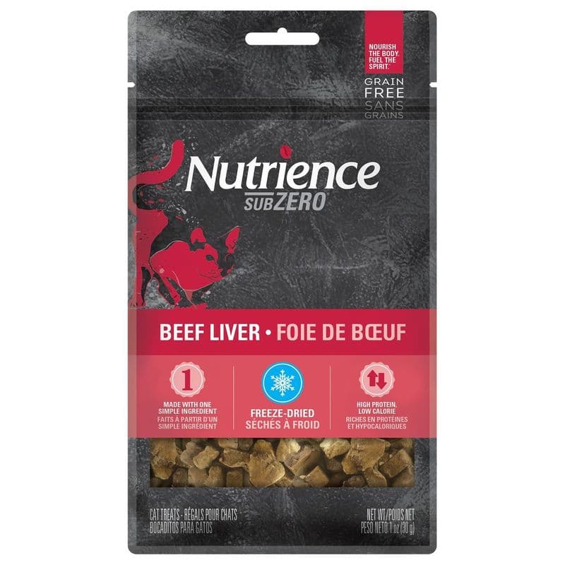 Nutrience Grain Free SubZero Single Protein Treats - Beef Liver - 30 g (1 oz)