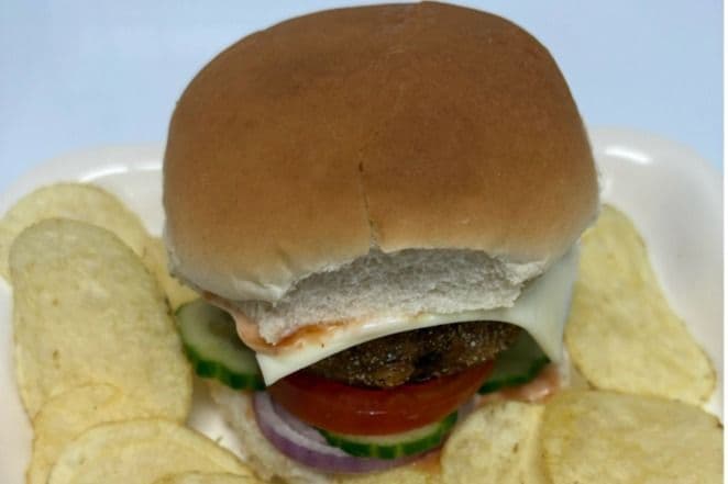 Aloo Tikki Veg Burger