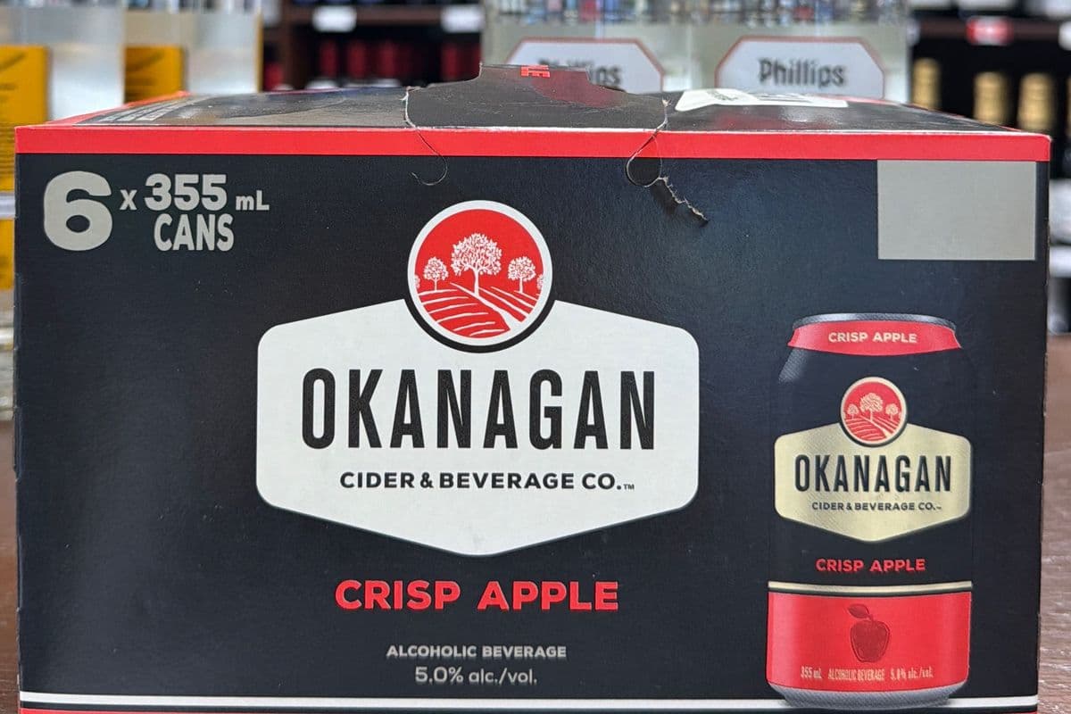 Okanagan Cider Crisp Apple 6 cans (6 x 355ml)
