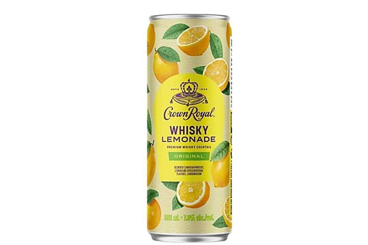 473ml Crown Royal Whisky Lemonade Can (1 x 473ml)