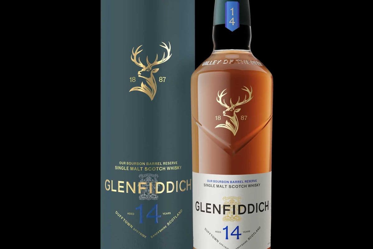 Glenfiddich 14 Year Old Bourbon Barrel Reserve 750ml (1 x 750ml)