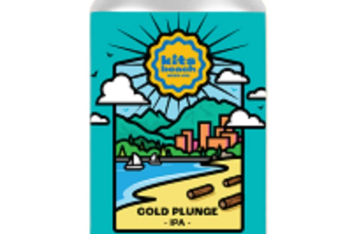 Kits Beach Cold plunge IPA, 6 Cans (6 x 355ML)