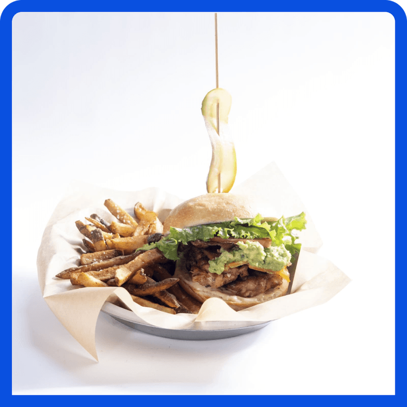 California Chicken Club Burger