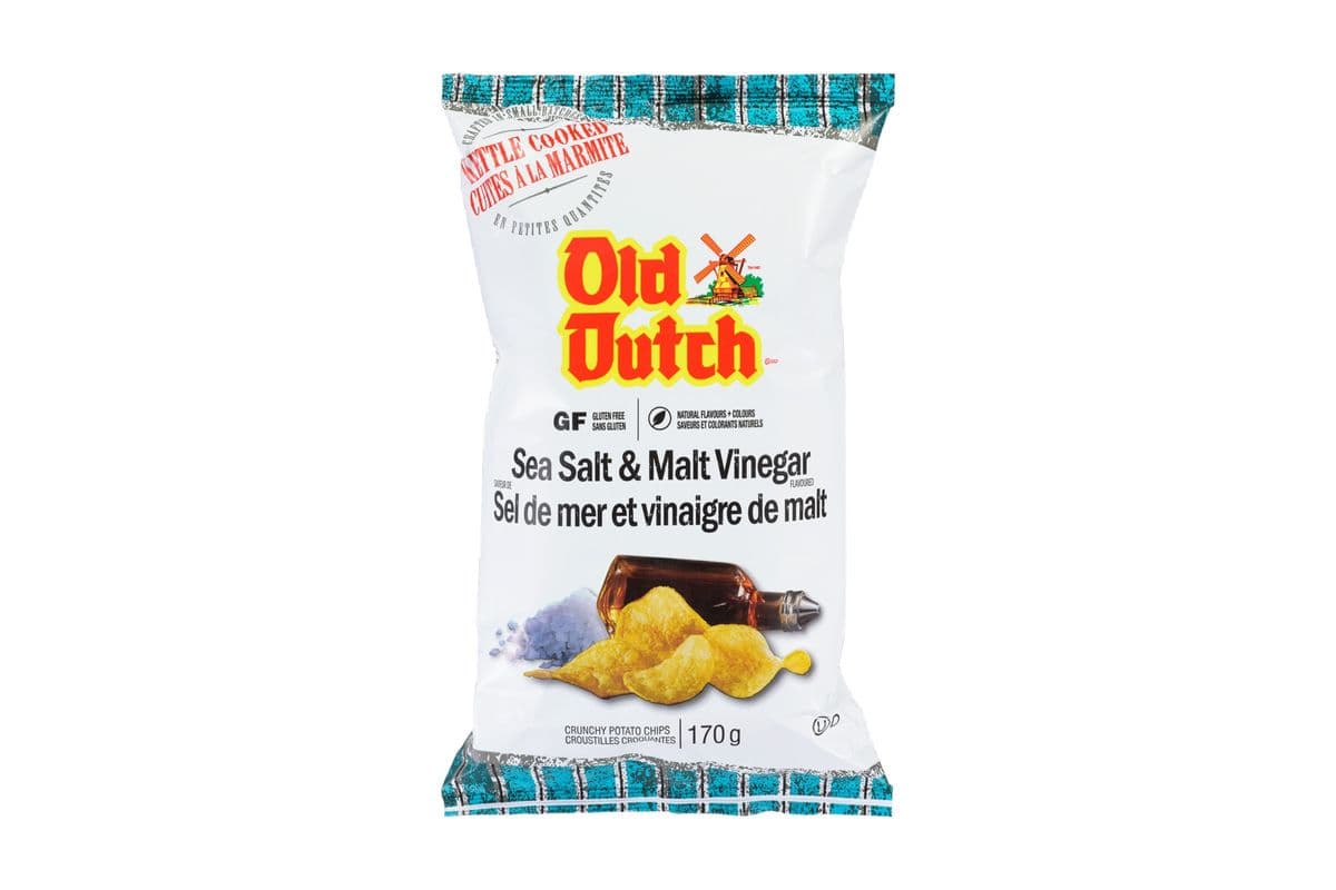 Old Dutch Kettle cooked Sea Salt & Vinegar (170g) - 77389 / Old Dutch Kettle cooked Sea Salt & Vinegar (170g) - 77389