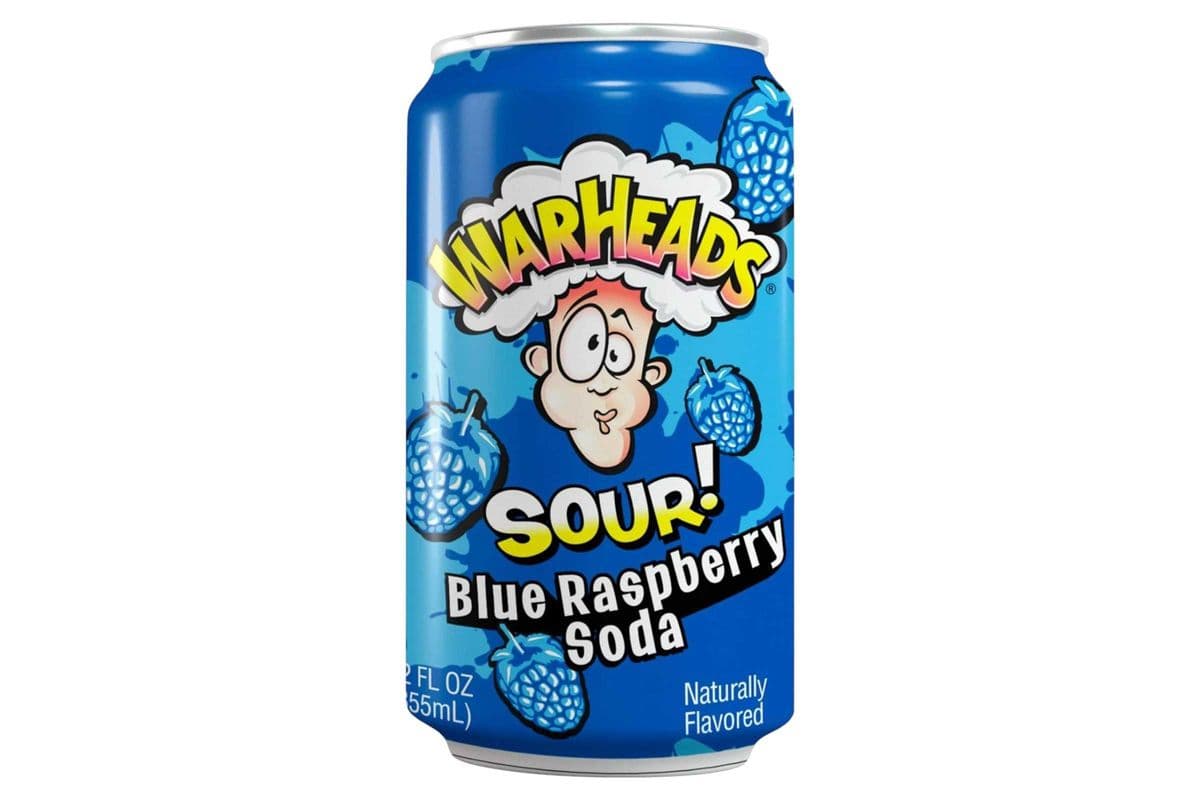 BOGO - Ware heads Sour Blue Raspberry Soda (355 ml)