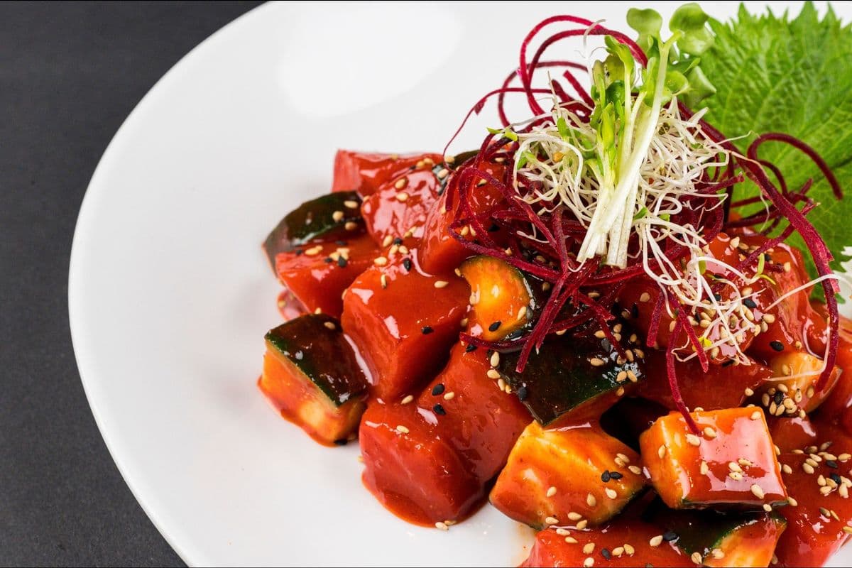 Spicy Wild Salmon Sashimi