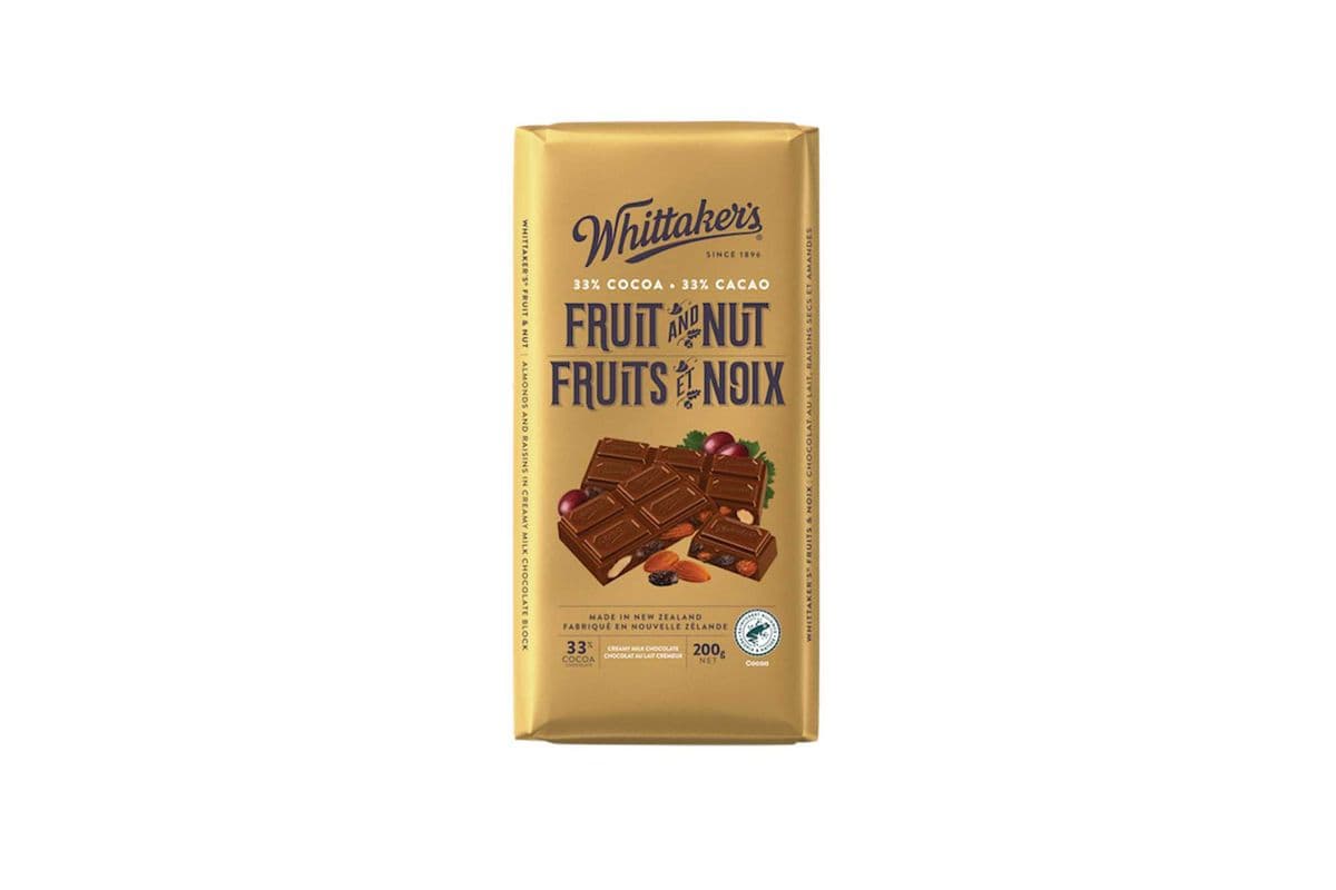 Whittakers - Fruit & Nut Chocolate Bar (200G)