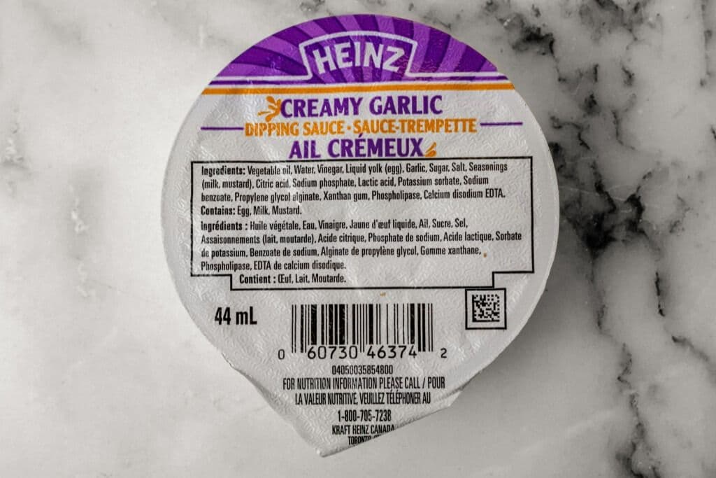 Creamy  Garlic Sauce
