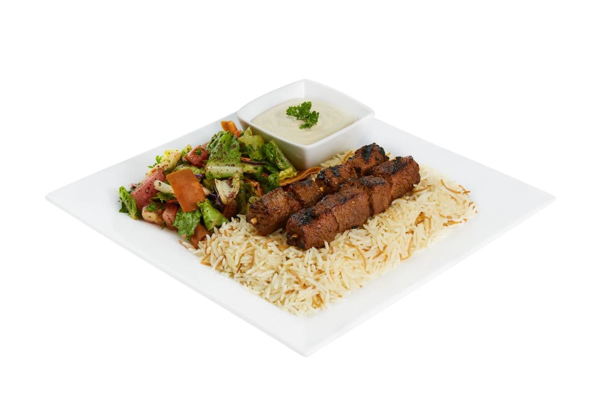 Shish Kabab (2 Skewers) Plate