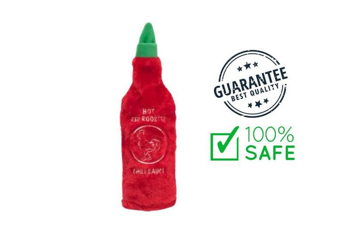 ZippyPaws - Hot Sauce Crusherz Dog Toy - Red Rooster