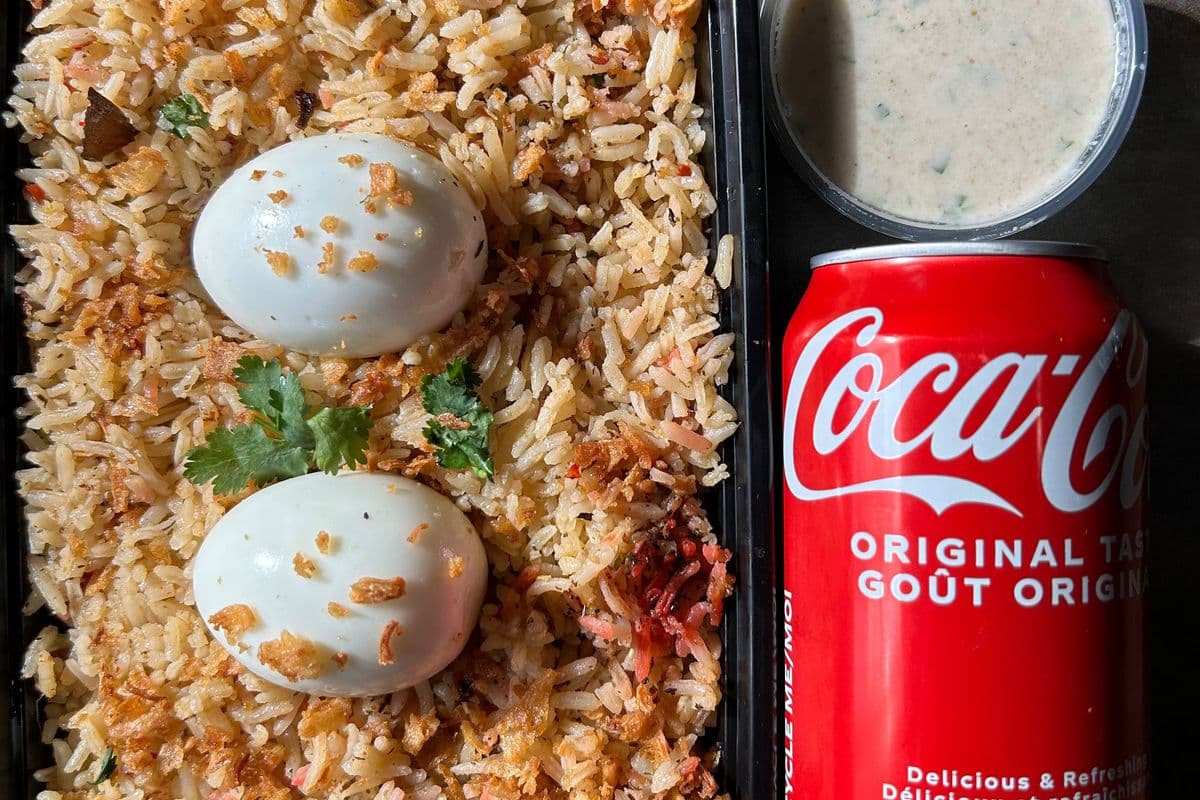 Egg Biryani Combo
