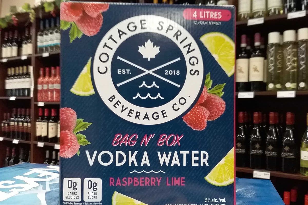 Cottage Springs Vodka Water - Raspberry Lime (1 x 4 L)