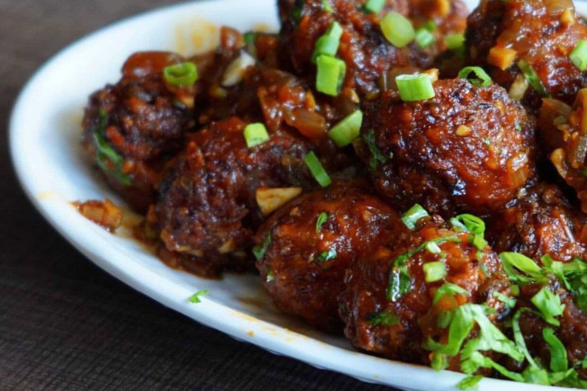 Veg Manchurian Dry (~25-30 balls)