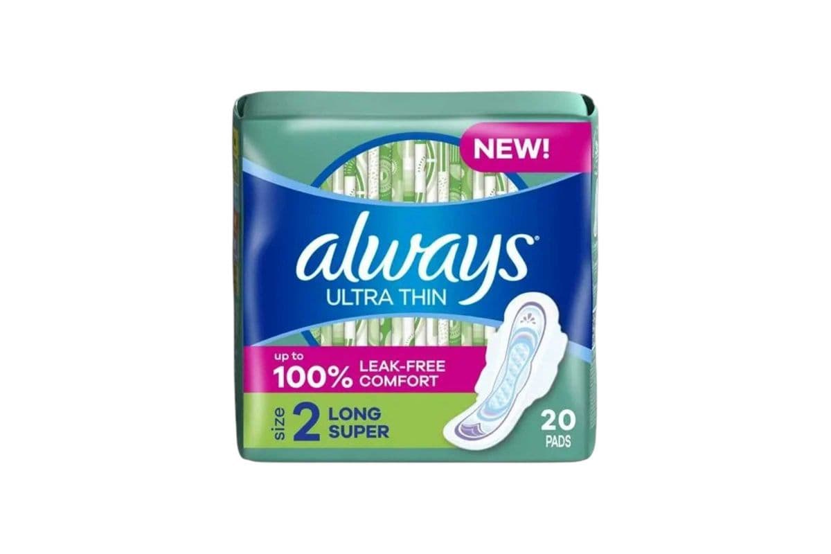 Always Ultra Thin 2 Long Super (20 Pads)