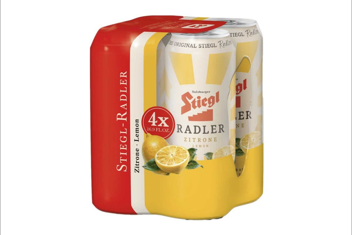 Stiegl Zitrone Radler 4 Can (4 x 500ml)