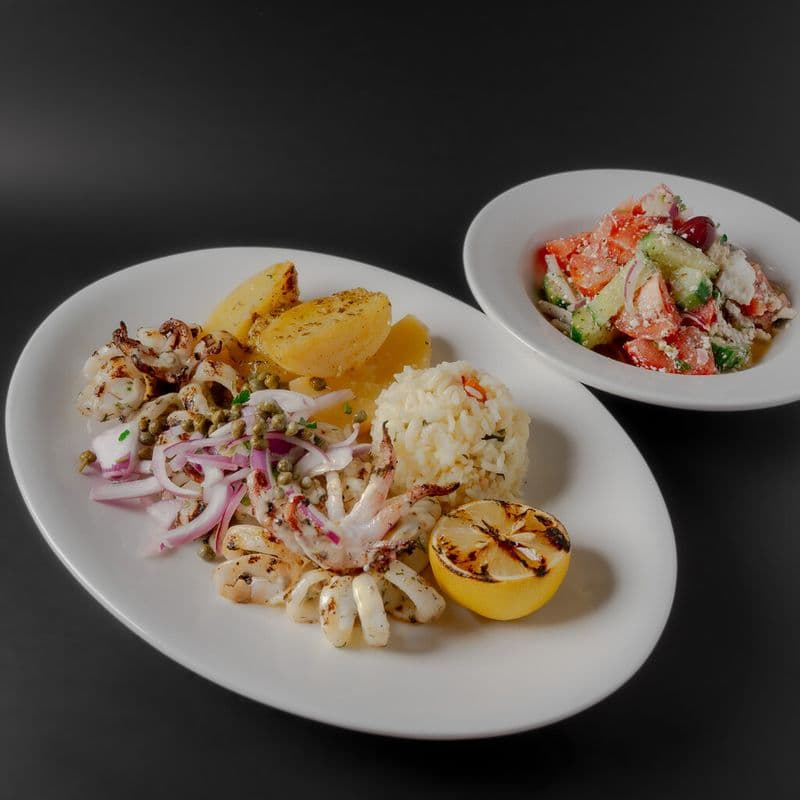 Grilled Calamari / Calamars grillés