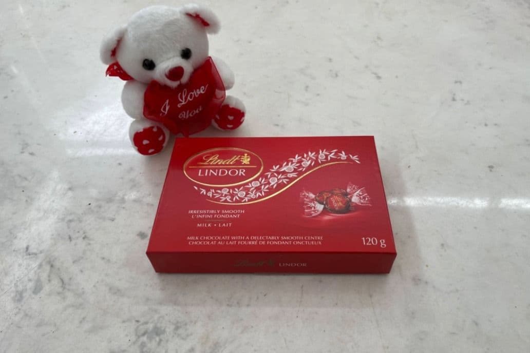 Love Bear and Gourmet Box of Chocolates