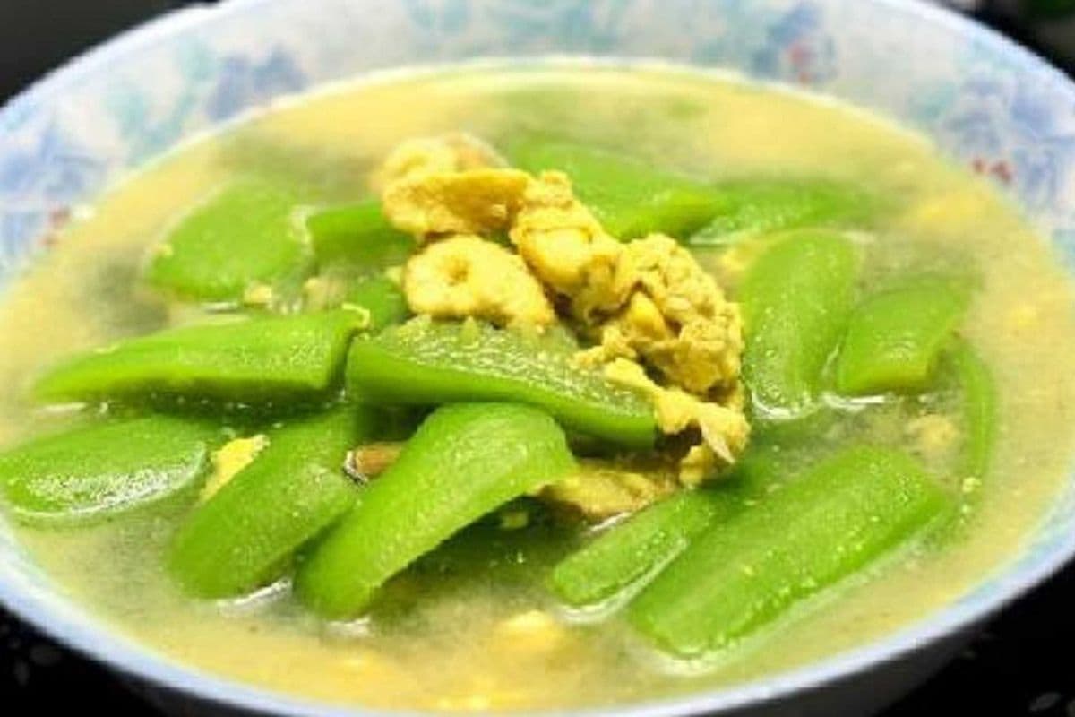 Loofah with Egg Drop Soup 丝瓜蛋花汤