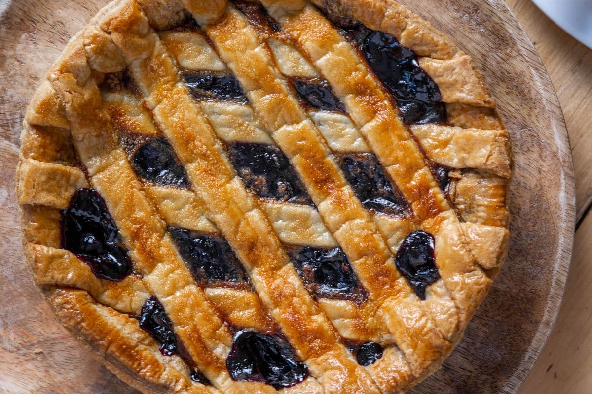 Tarte aux bleuets 8''